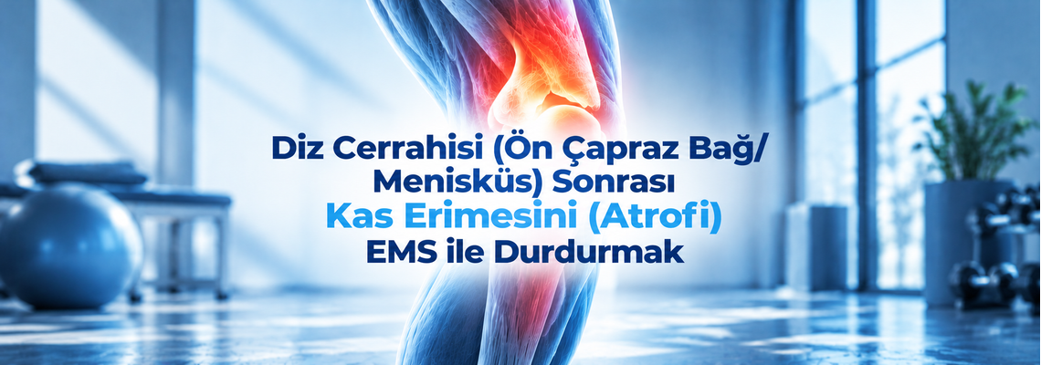 Diz Cerrahisi (Ön Çapraz Bağ/Menisküs) Sonrası Kas Erimesini (Atrofi) EMS ile Durdurmak