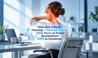Masa Başı Çalışan Hastalığı: "Teknoloji Boynu" (Tech-Neck) ve Postür Bozukluklarını EMS ile Düzeltmek